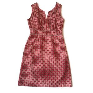 COPY - Banana Republic Factory Red Sleeveless Dress